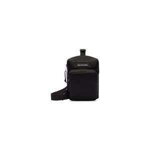 Balenciaga Men’s Explorer Crossbody Messenger Bag Black Nylon Barely Used
